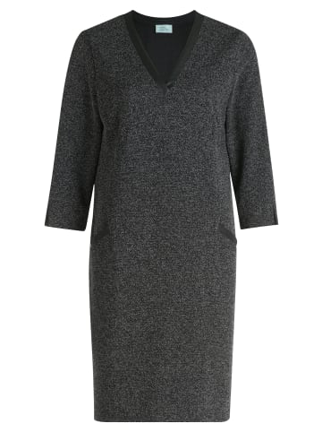 Vera Mont Businesskleid mit V-Ausschnitt in Schwarz/Weiß