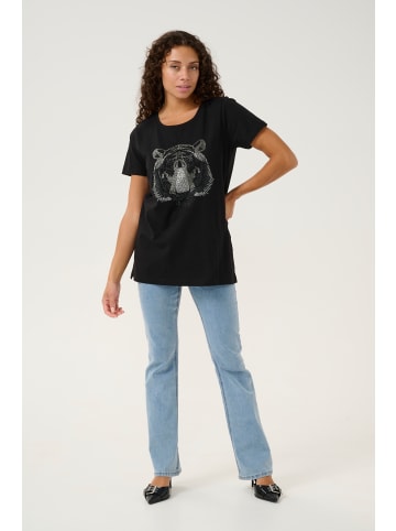 Cream T-shirt CRIan Feminine in Pitch Black