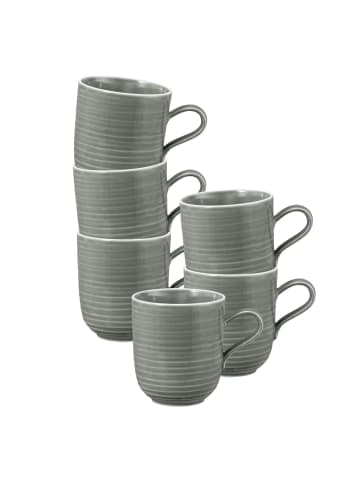 Seltmann Weiden 6er Set Kaffeebecher Terra 400 ml in Perlgrau