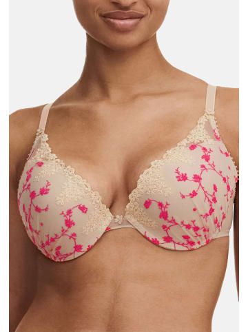 Passionata Push Up BH White Nights in Dune / Fluo Pink