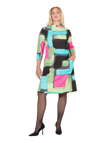 Ulla Popken Jerseykleid in graphitgrau