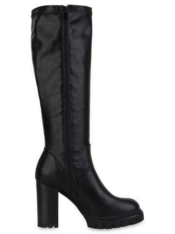 VAN HILL Klassische Stiefel Arabella in Schwarz