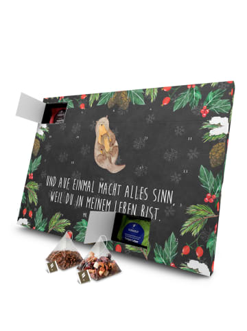Mr. & Mrs. Panda Tee Adventskalender Otter Kind mit Spruch in Kreidetafel