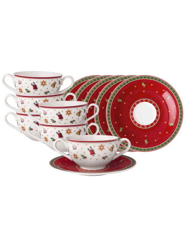 Villeroy & Boch Suppentassen mit Untertassen Toy's Delight in Bunt 250 ml in bunt