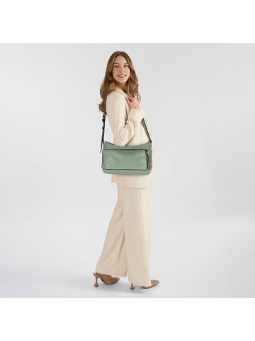 LIEBESKIND BERLIN Sky Schultertasche Leder 30 cm in forest green