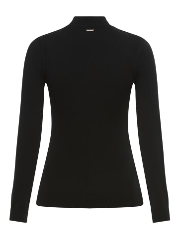 Bruno Banani Rollkragenpullover in graumel-schwarz