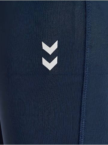 Hummel Leggings "High Waist Flared Tights" in Schwarz