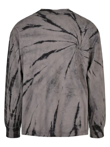 Urban Classics Urban Classics Herren Boxy Tye Dye LS in black/asphalt