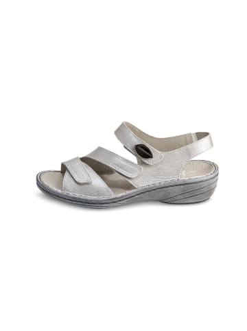 VITAFORM Softnappaleder Sandalen in offwhite/metallic