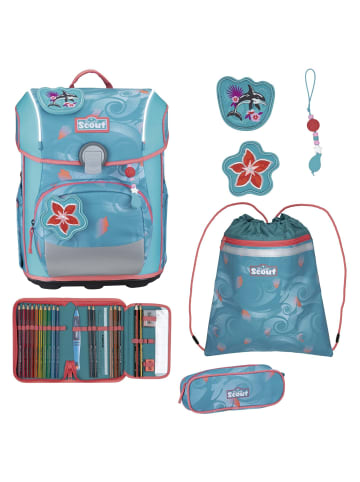 Scout Neo Exklusiv Safety Light - Schulranzen Set 5 tlg. (Space Explorer) in Aloha