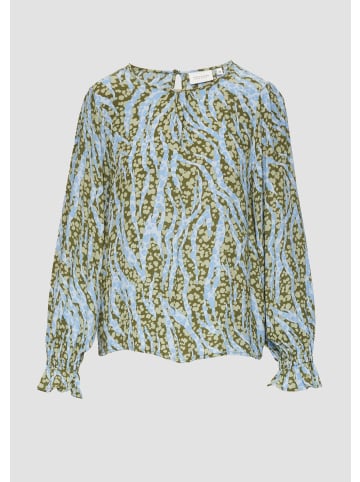 comma Bluse in 79B9_olivgrün