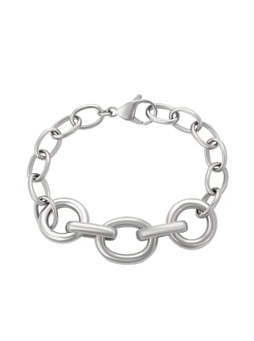 faina Women Cable Chain Link Bracelet in Silver