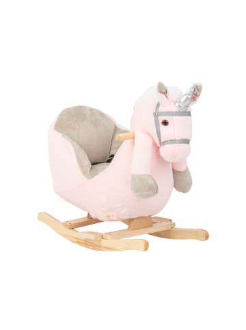 Kikkaboo Plüsch Schaukeltier Einhorn in rosa