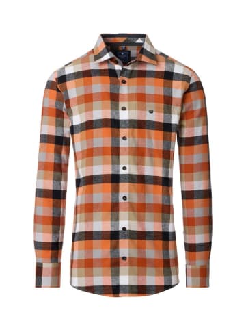 Redmond Langarm-Hemd in orange