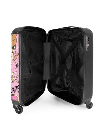 NoBoringSuitCases Suitcase, Koffer, Reisekoffer Wunderland rosa