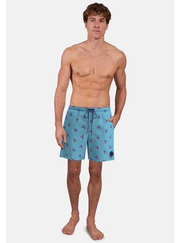 CECEBA Badehose Naas in blau-hell-Allover