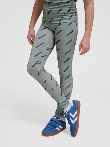 Hummel Leggings Hmlsilje Gymnastik Mädchen in ICEBERG GREEN