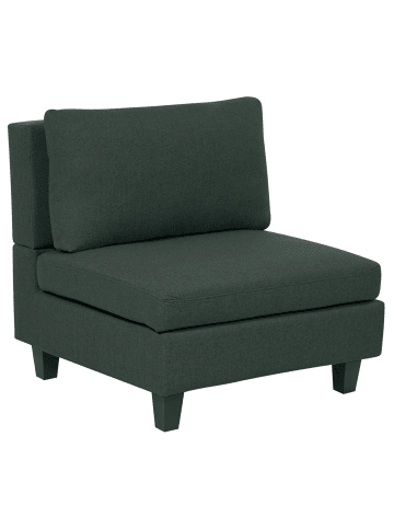 Beliani Sofaelement UNSTAD in Grün/Schwarz - (W) 76 x (H) 72 x (L) 76 cm