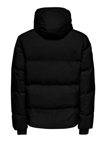 Only&Sons Jacke 'Carl Life Quilted' in schwarz