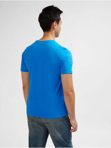 Hummel T-Shirt Hmlelemental Herren in INDIGO BUNTING