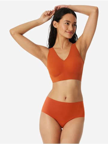 Schiesser Slip Invisible Soft in terracotta