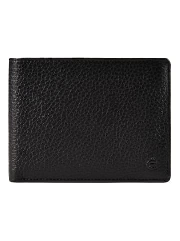 Esquire Texas Geldbörse RFID Schutz Leder 9 cm in black