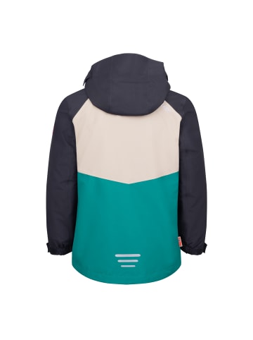 Trollkids 3 in 1 Jacke Bryggen in dark cyan