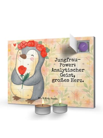 Mr. & Mrs. Panda adventskalender kerzen Jungfrau Astrologie Desi... in Weiß