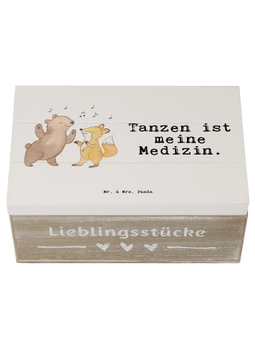Mr. & Mrs. Panda Box Hase Tanzen mit Spruch in Weiß