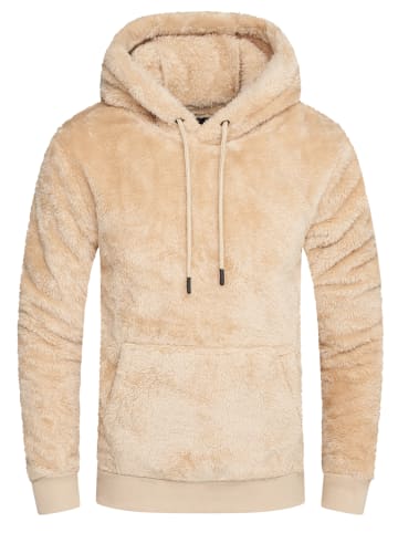 behype Kapuzensweat HOOD in beige