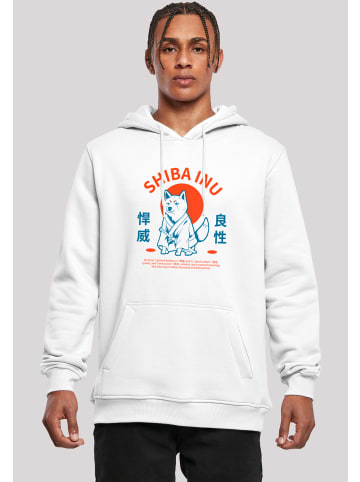 F4NT4STIC Hoodie Japanischer Shiba Inu Hund in weiß