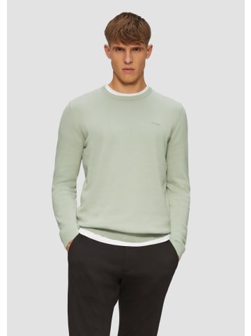 s.Oliver Strickpullover in 7802_helles olivgrün