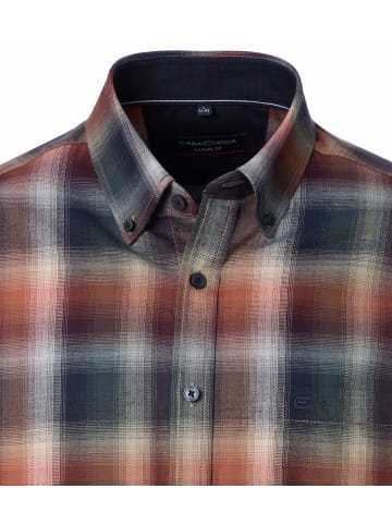 CASAMODA Freizeithemd in Dunkelgrün