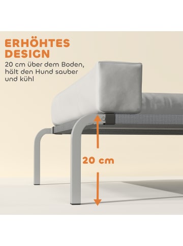 Pawhut Hundeliege Outdoor 110L x 75B x 30H cm