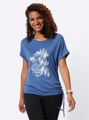 WITT WEIDEN Kurzarmshirt in jeansblau