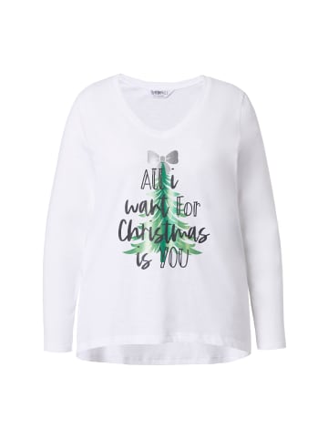 Angel of Style Longshirt in schneeweiß