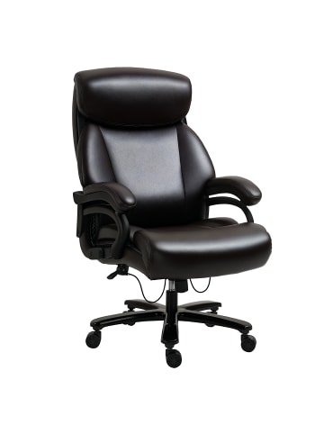 Vinsetto Bürostuhl-72B x 83T x 114-122H cm-Braun