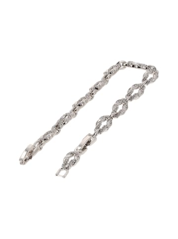 faina Women Bracelet With Rhinestones in Silver