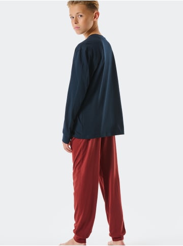 Schiesser Pyjama Teens Nightwear in Dunkelblau