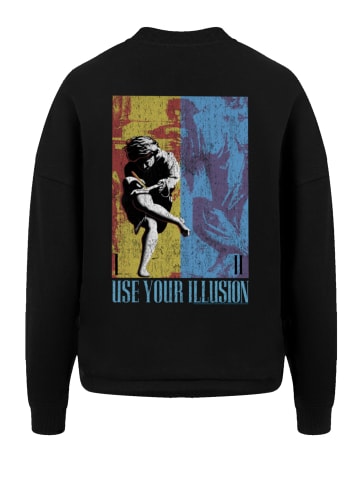 F4NT4STIC Oversize Sweatshirt Guns 'n' Roses Music Double Illusion in schwarz