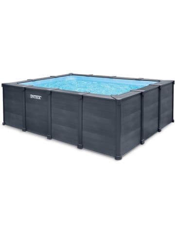 Intex Intex Pool-Set GraphiteGray  4x3x1,24M in grau