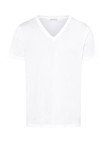 Hanro V-Shirt Cotton Sporty in Weiß