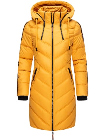 Marikoo Wintermantel Armasa in Gelb