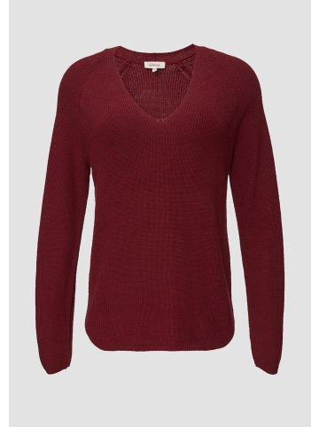 s.Oliver Strickpullover in 3874_rubinrot