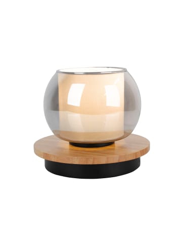 näve Tischleuchte "TEXAS" in schwarz - (L)18 cm x (B)18 cm x (H)15 cm