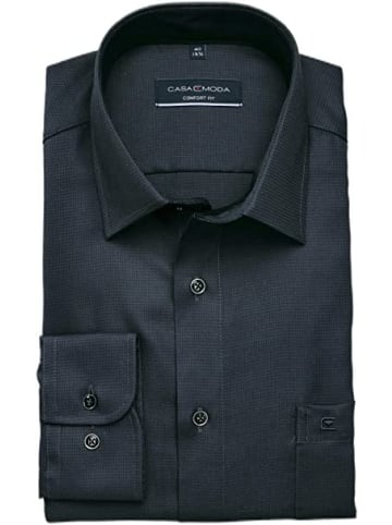 Katt Langarm Business Hemd für Herren in schwarz