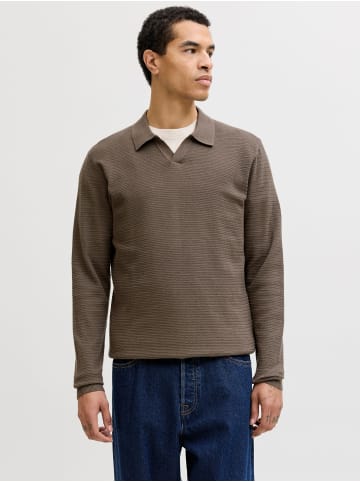 Jack & Jones Gestricktes Polo in Morel