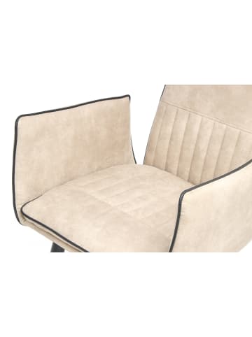 Kayoom Stuhl Penelope 2erSet in beige