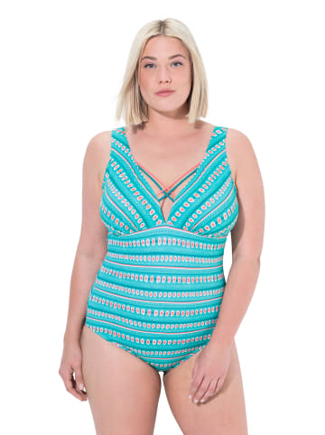 Ulla Popken Badeanzug in türkis