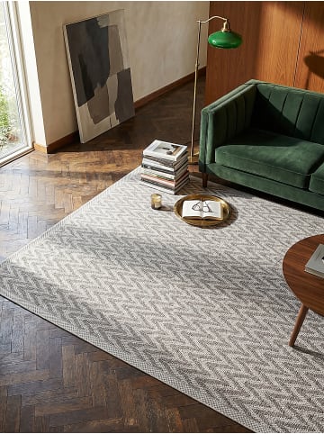 KADIMA DESIGN Teppichläufer Geometrisch flachgewebt pflegeleicht Wohnzimmer Flur in Beige